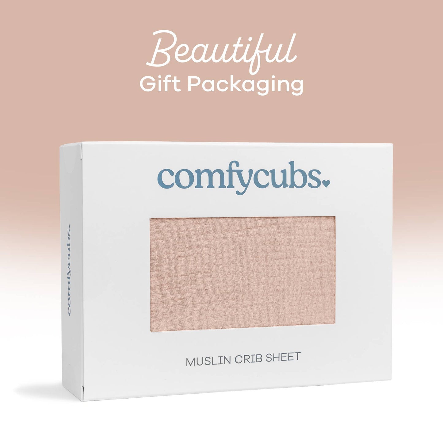Muslin Fitted Crib Sheet, Extra Soft by Comfy Cubs: Cedar