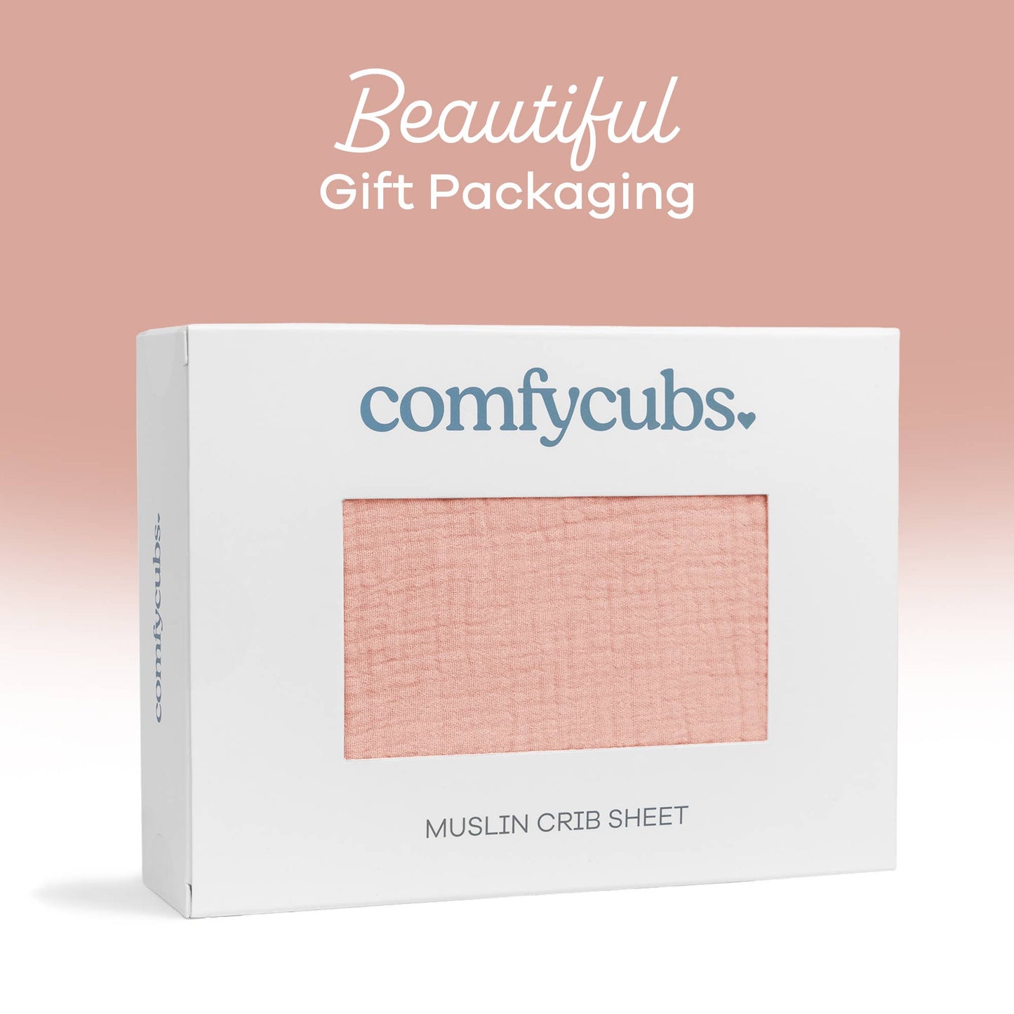 Muslin Fitted Crib Sheet, Extra Soft by Comfy Cubs: Cedar