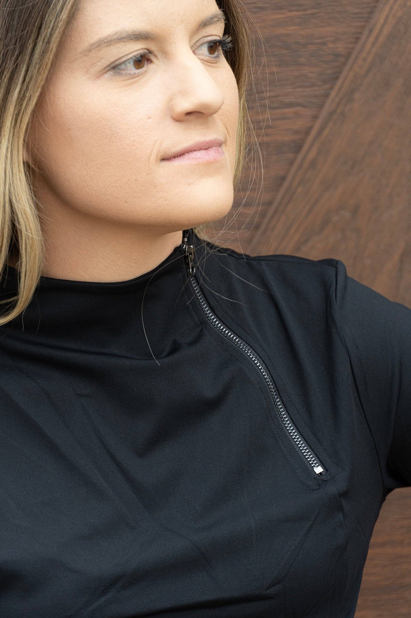 Patton Side Zip Pullover - Black