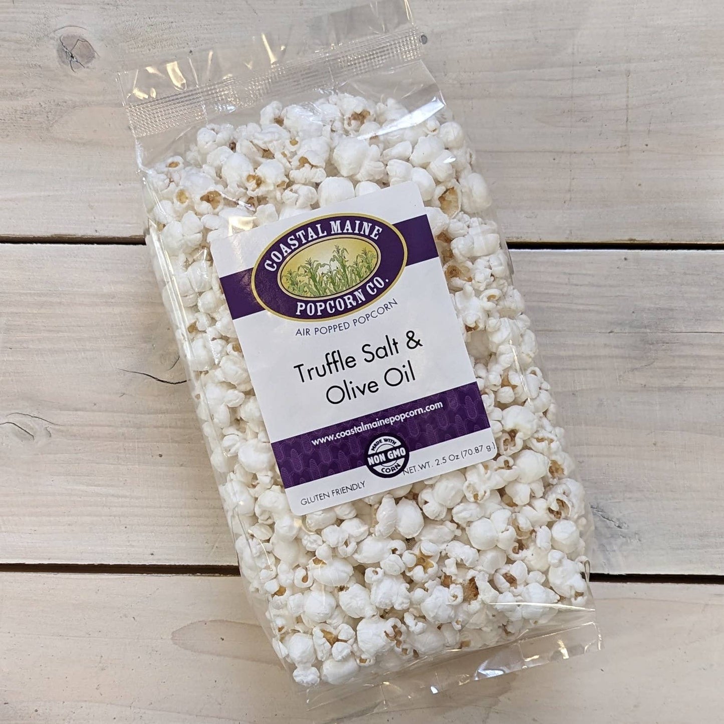 Truffle Salt & Olive Oil Popcorn (Savory)