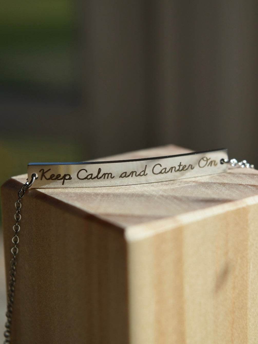 Equestrian Saying Bracelet