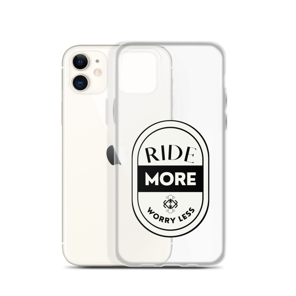 Ride More Worry Less iPhone Case