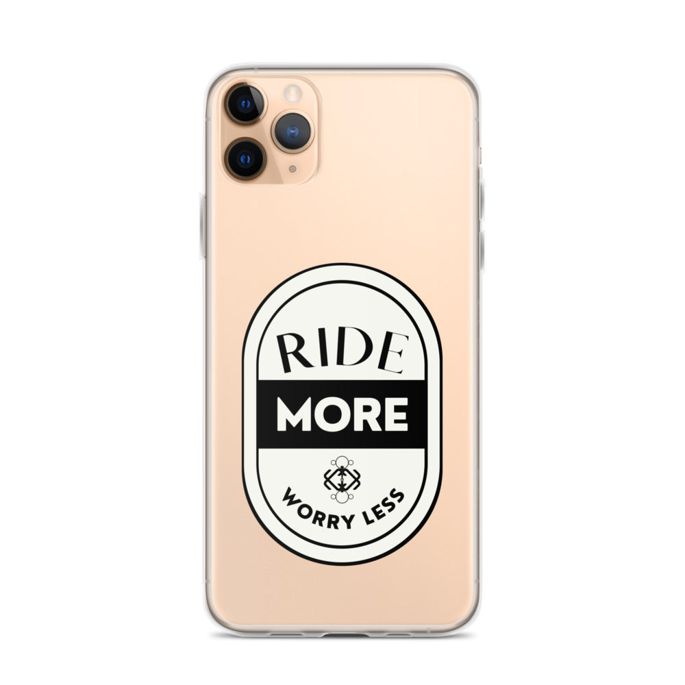 Ride More Worry Less iPhone Case