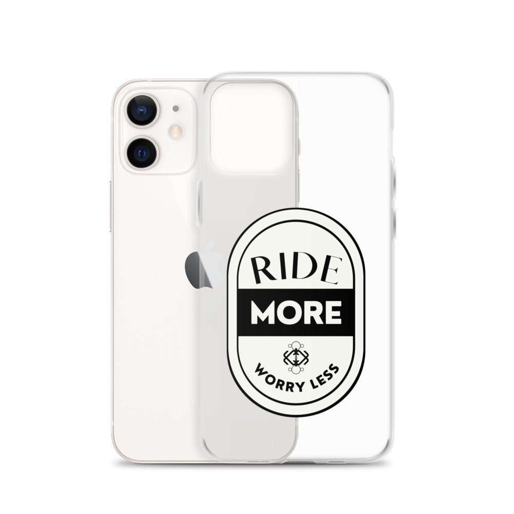 Ride More Worry Less iPhone Case