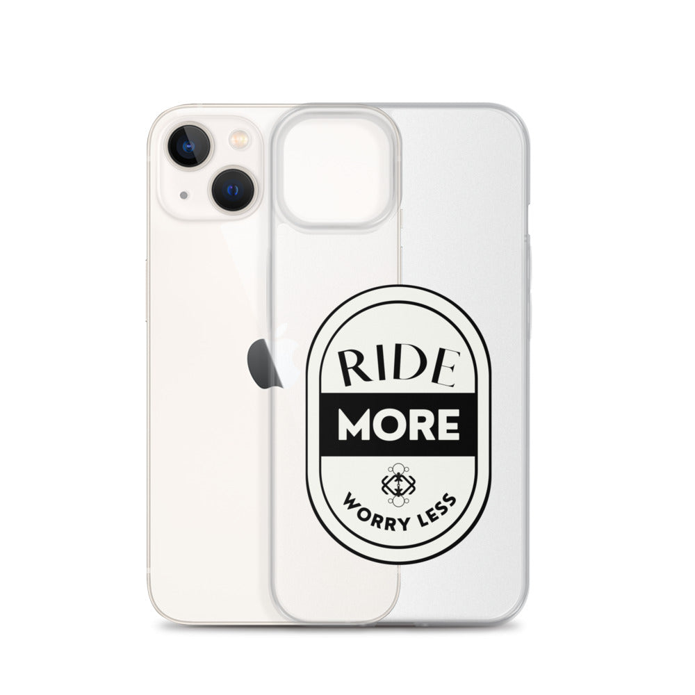 Ride More Worry Less iPhone Case