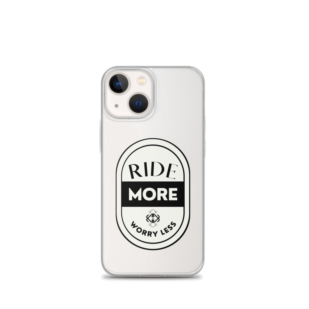 Ride More Worry Less iPhone Case