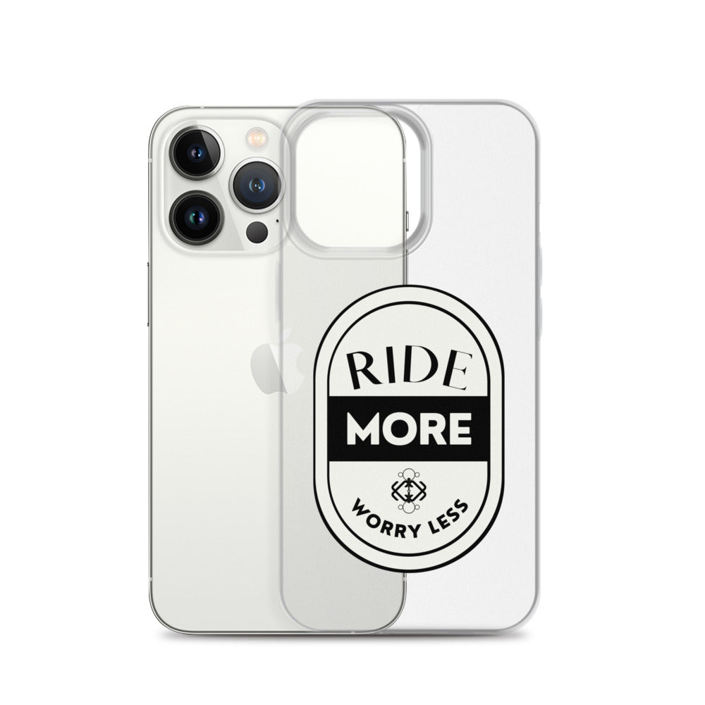 Ride More Worry Less iPhone Case