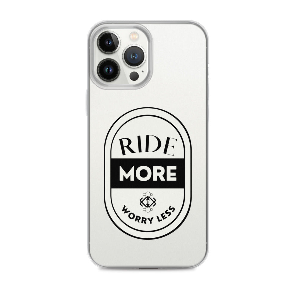 Ride More Worry Less iPhone Case