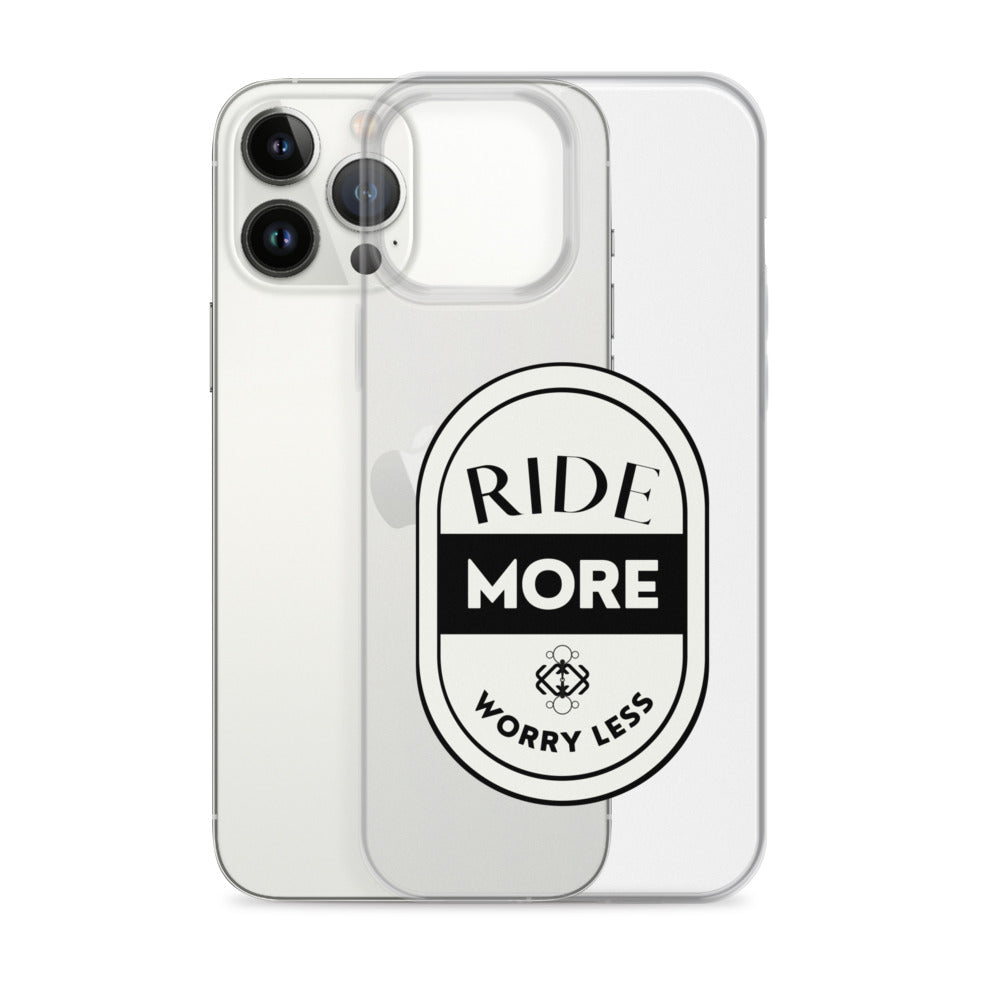 Ride More Worry Less iPhone Case