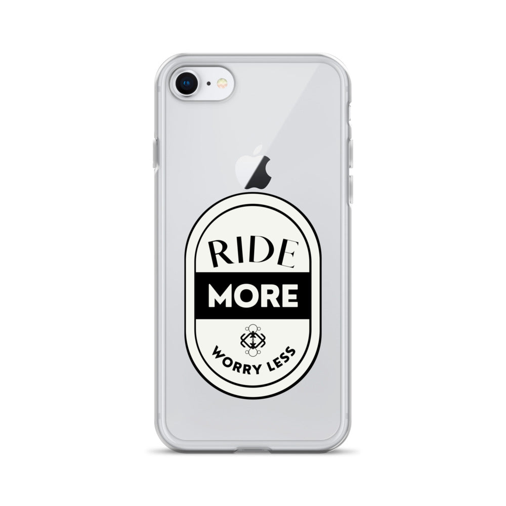 Ride More Worry Less iPhone Case