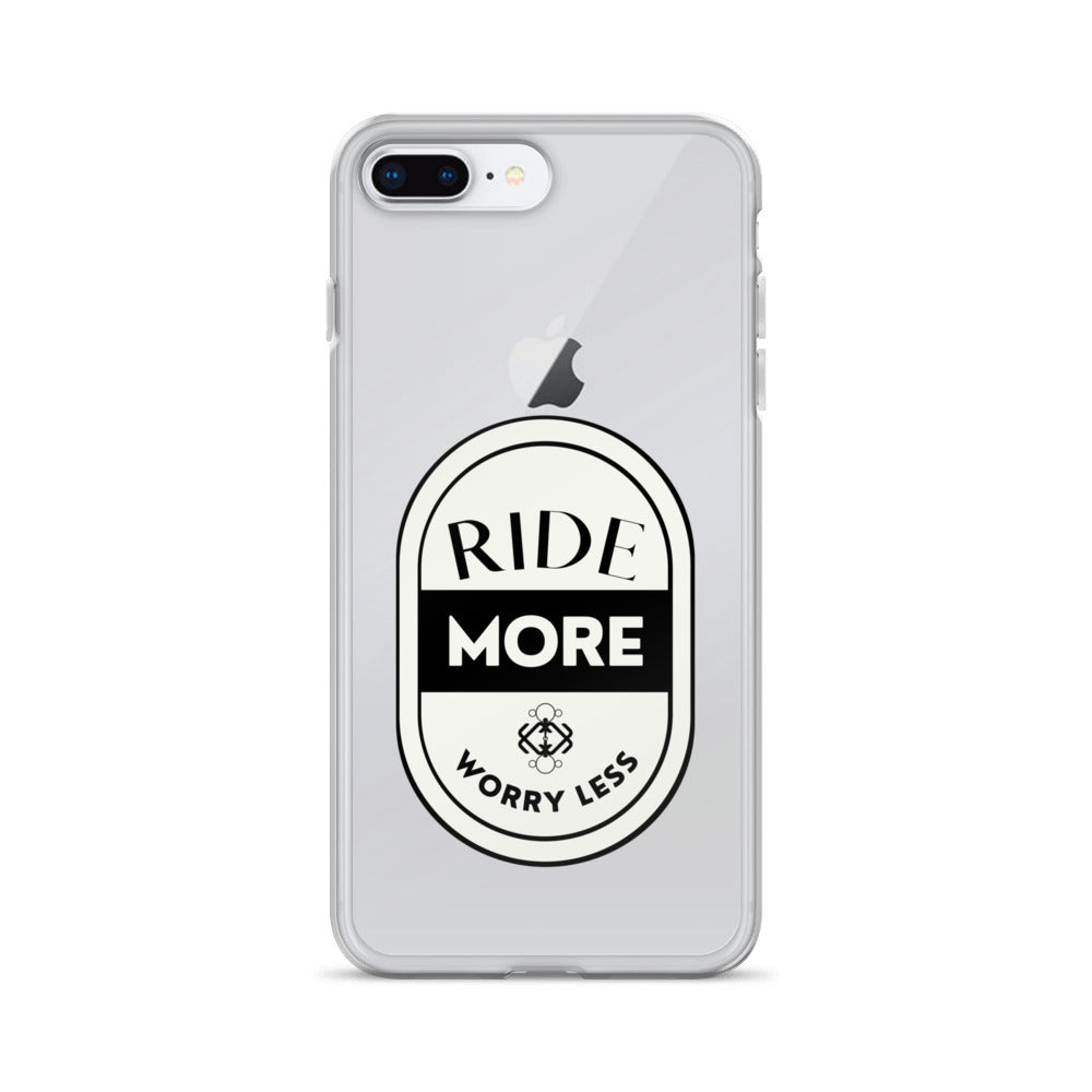 Ride More Worry Less iPhone Case
