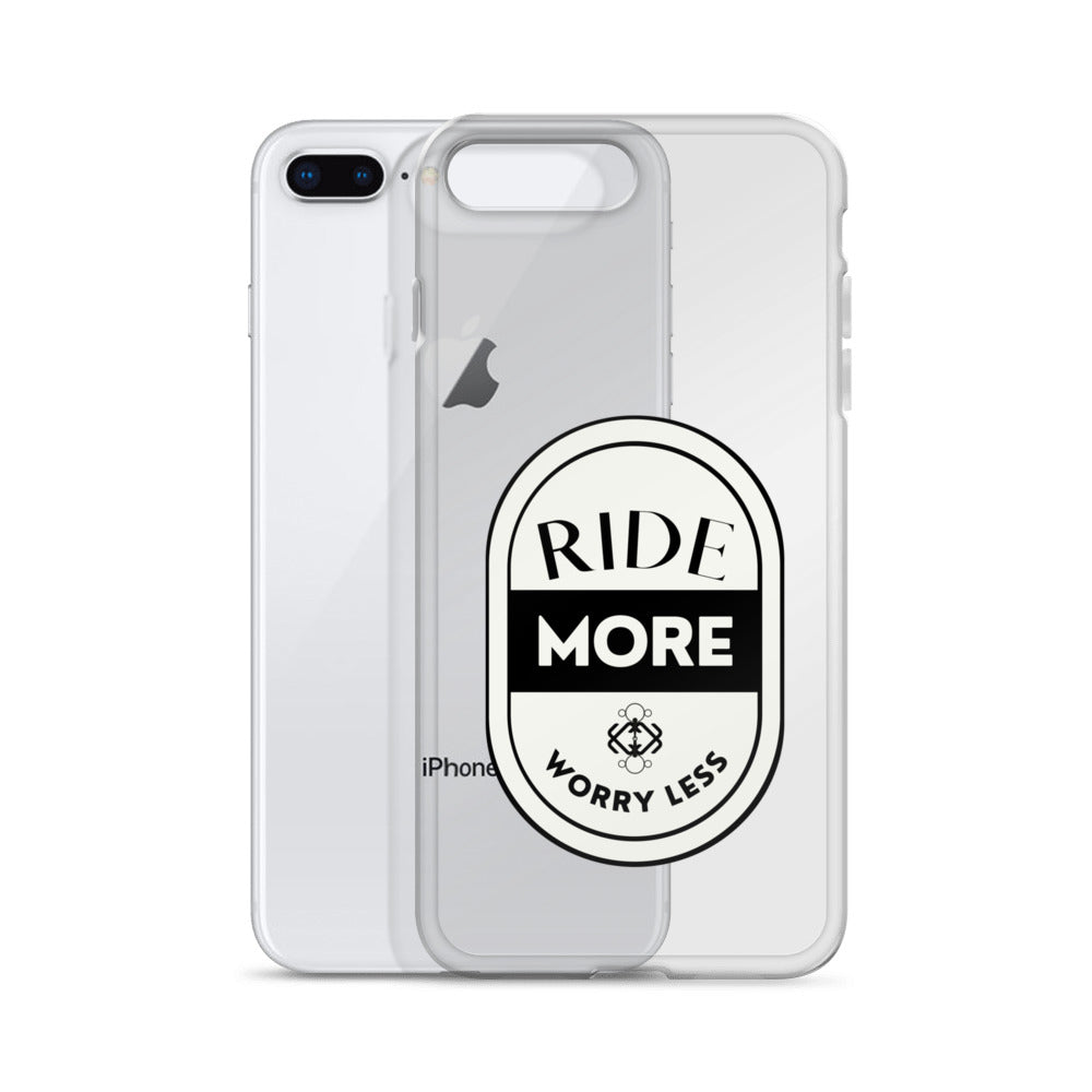 Ride More Worry Less iPhone Case