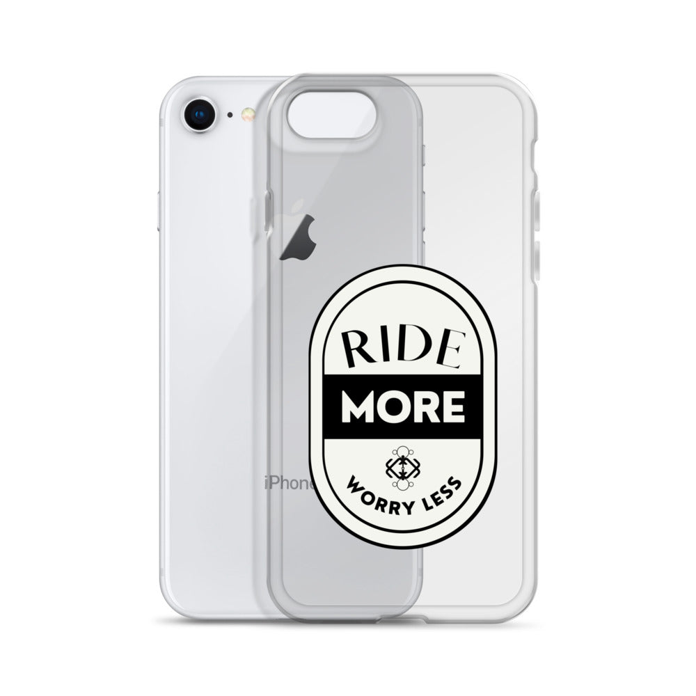 Ride More Worry Less iPhone Case