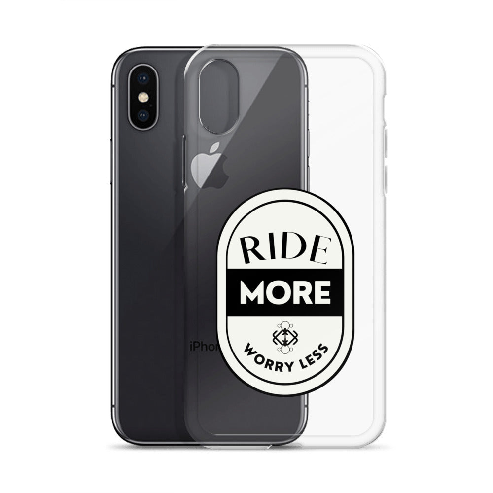 Ride More Worry Less iPhone Case