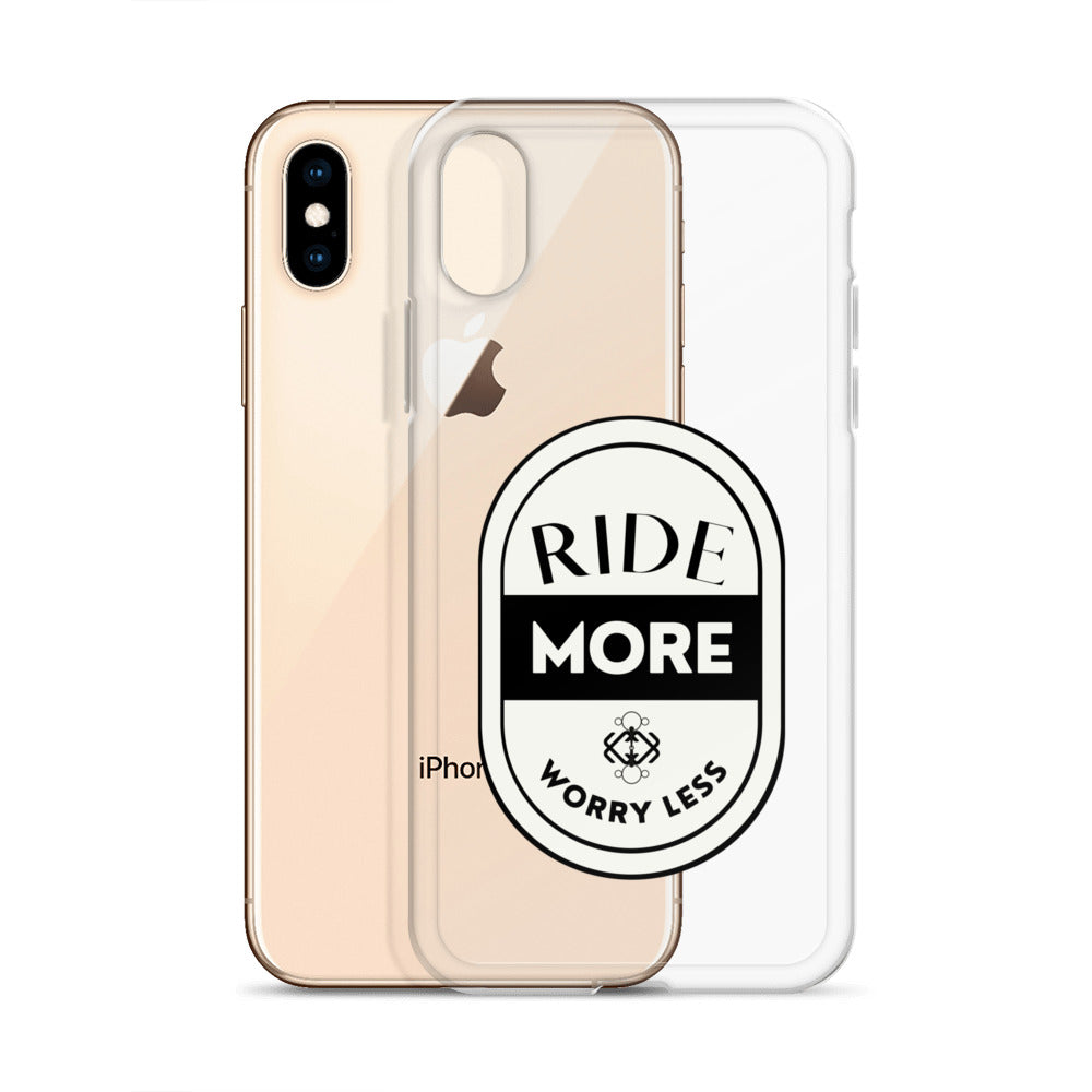 Ride More Worry Less iPhone Case