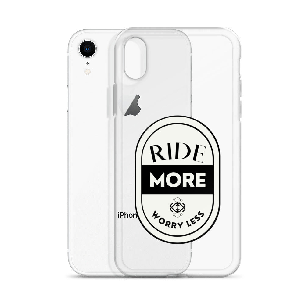 Ride More Worry Less iPhone Case