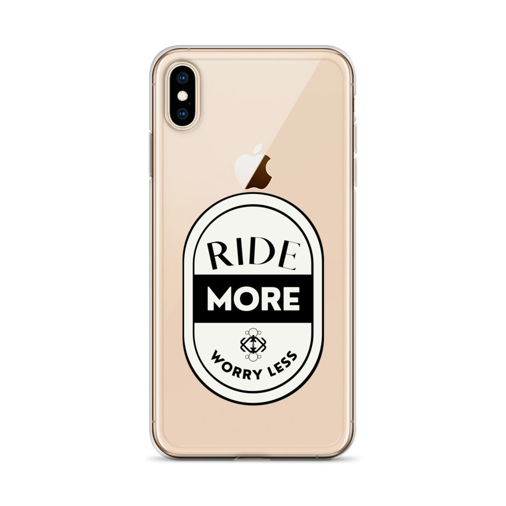 Ride More Worry Less iPhone Case