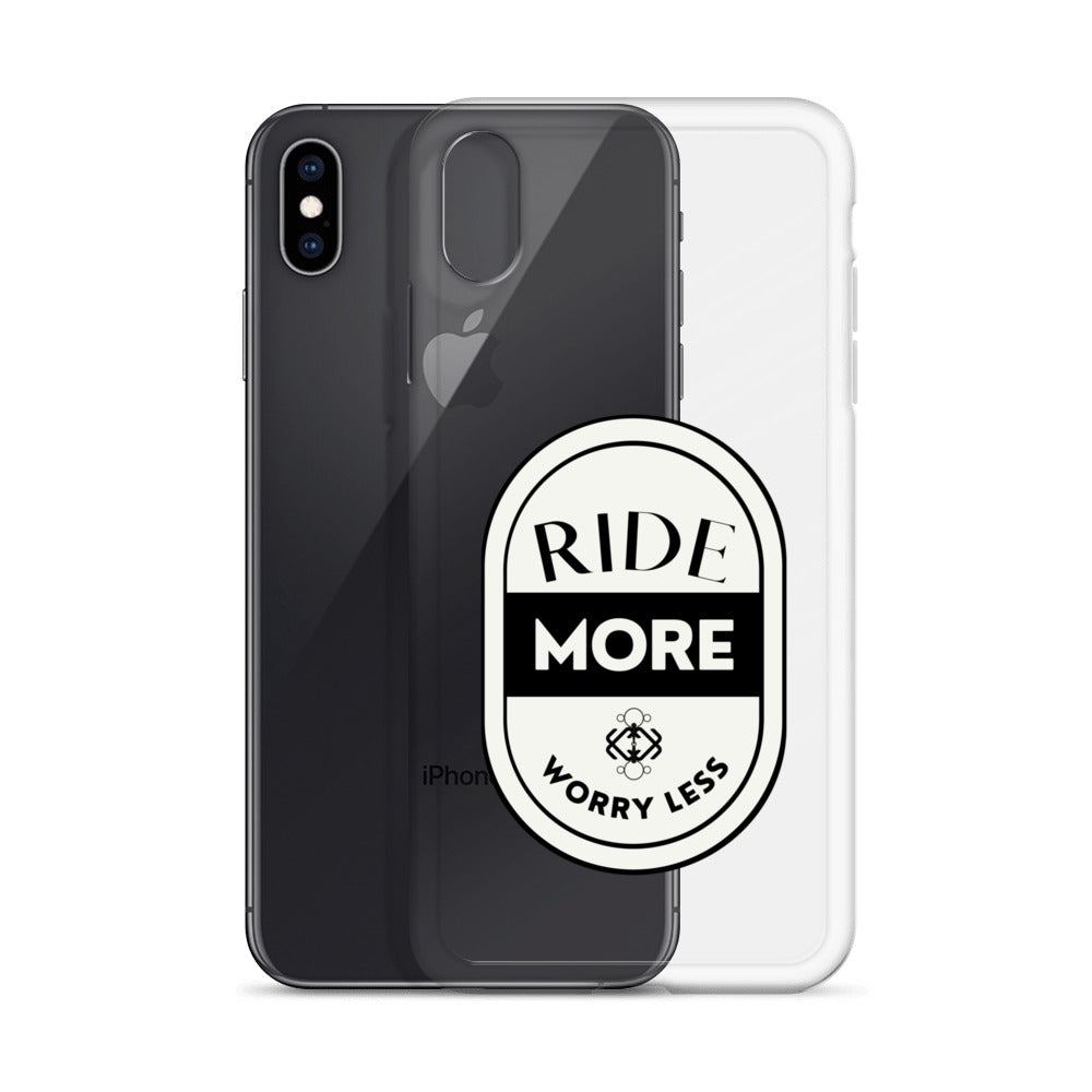 Ride More Worry Less iPhone Case