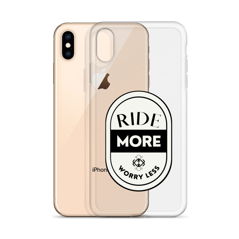 Ride More Worry Less iPhone Case