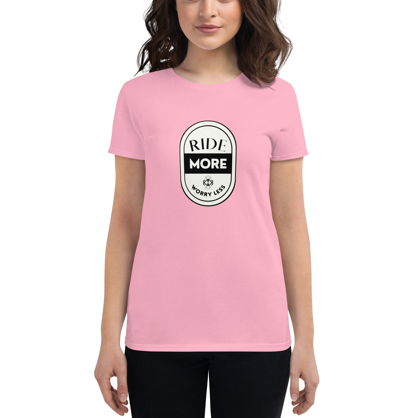 Ride More Worry Less Women's short sleeve t-shirt