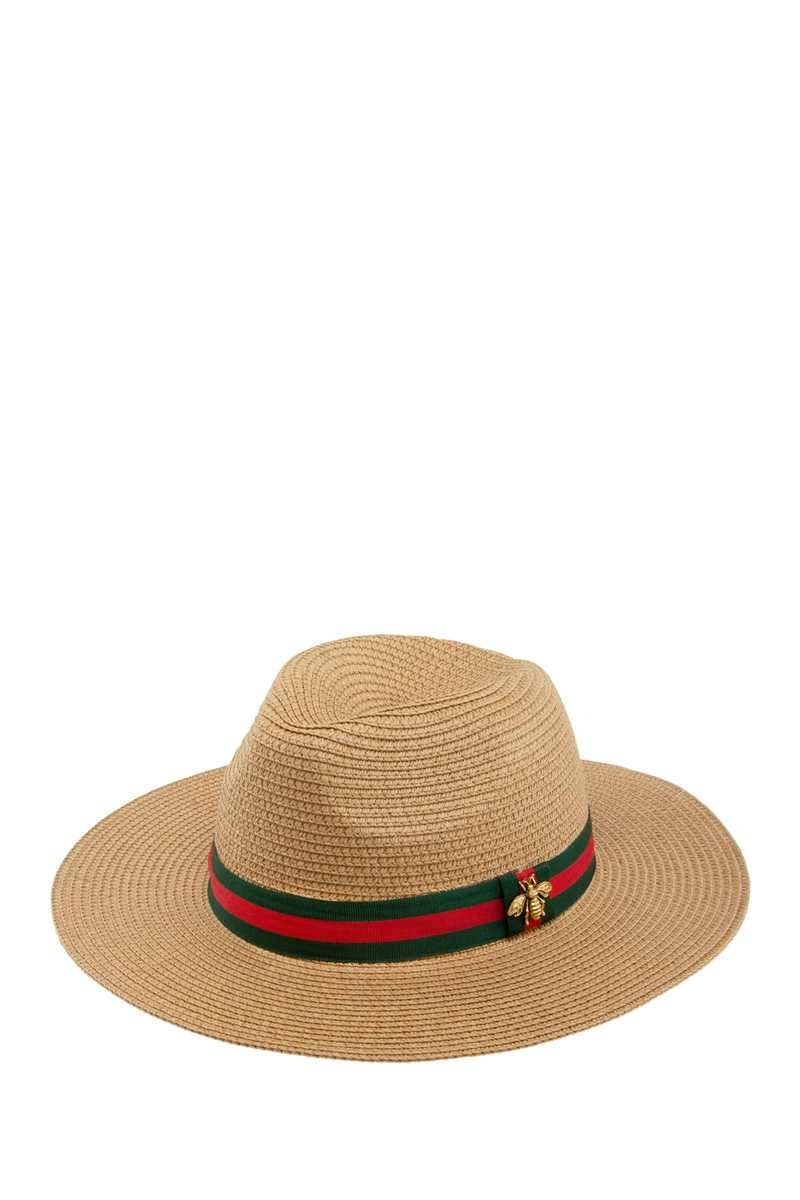 Bee Fedora Straw Sun Hat