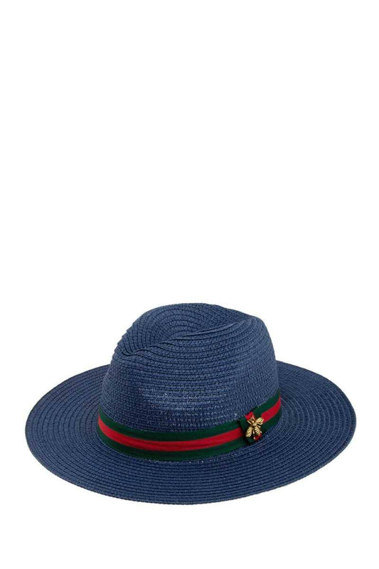 Bee Fedora Straw Sun Hat