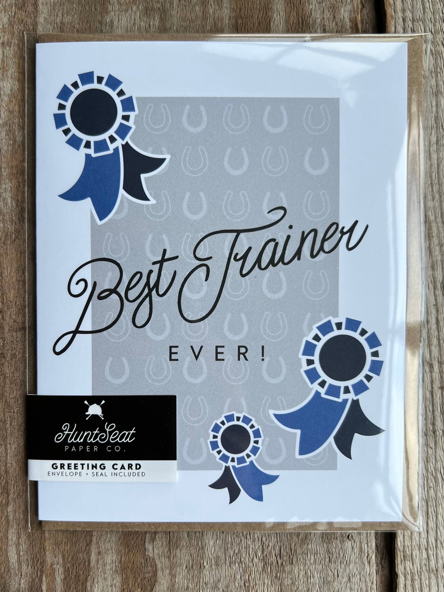 Best Trainer Ever Equestrian Horse Greeting Card