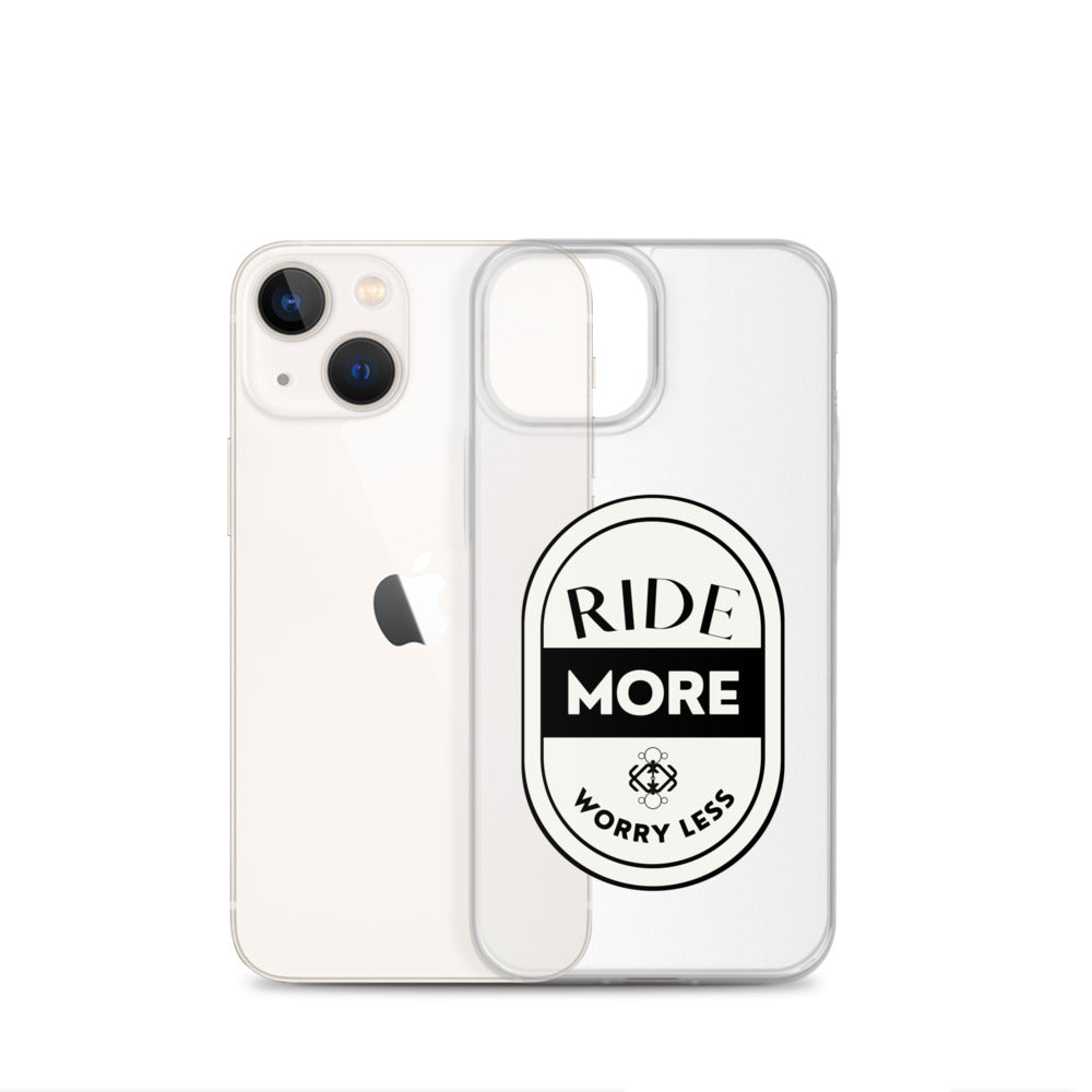Ride More Worry Less iPhone Case